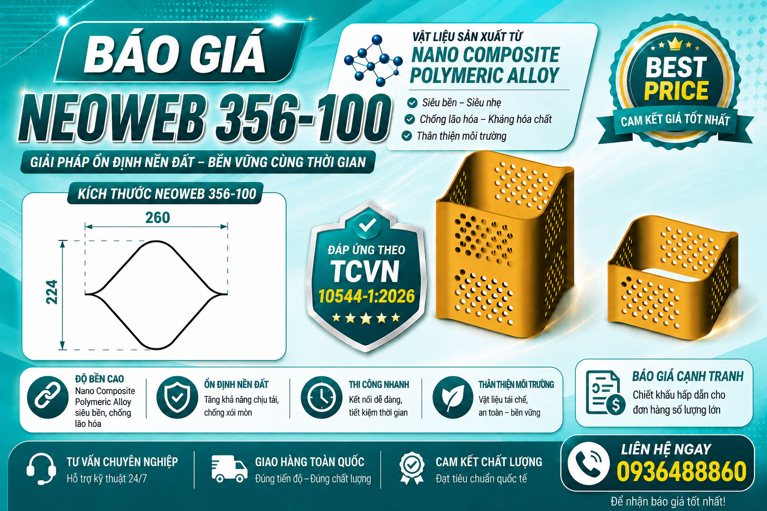 BÁO GIÁ NEOWEB 356-100 NĂM 2026