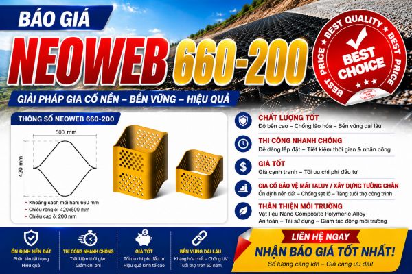 BÁO GIÁ NEOWEB 660-200 MỚI NHẤT 2026