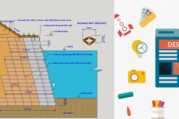Thiết kế neoweb xây dựng tường chắn